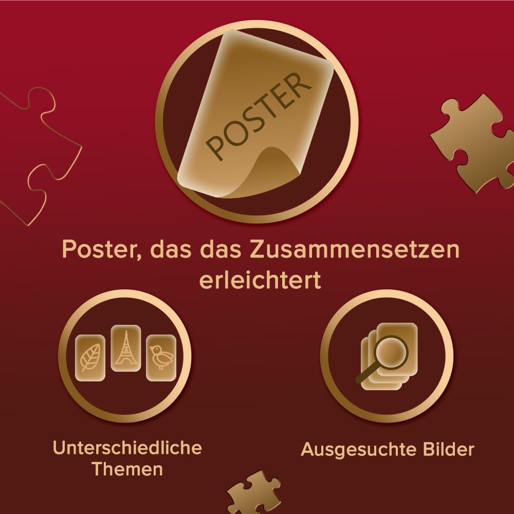 Trefl Premium plus Quality - Puzzle Tea Time : Maisons Stoney Lane - 1000 pièces, Série d'images peintes nostalgiques, Assortiment idéal de pièces, Pour adultes et enfants à partir de 12 ans Puzzle Naty Shop