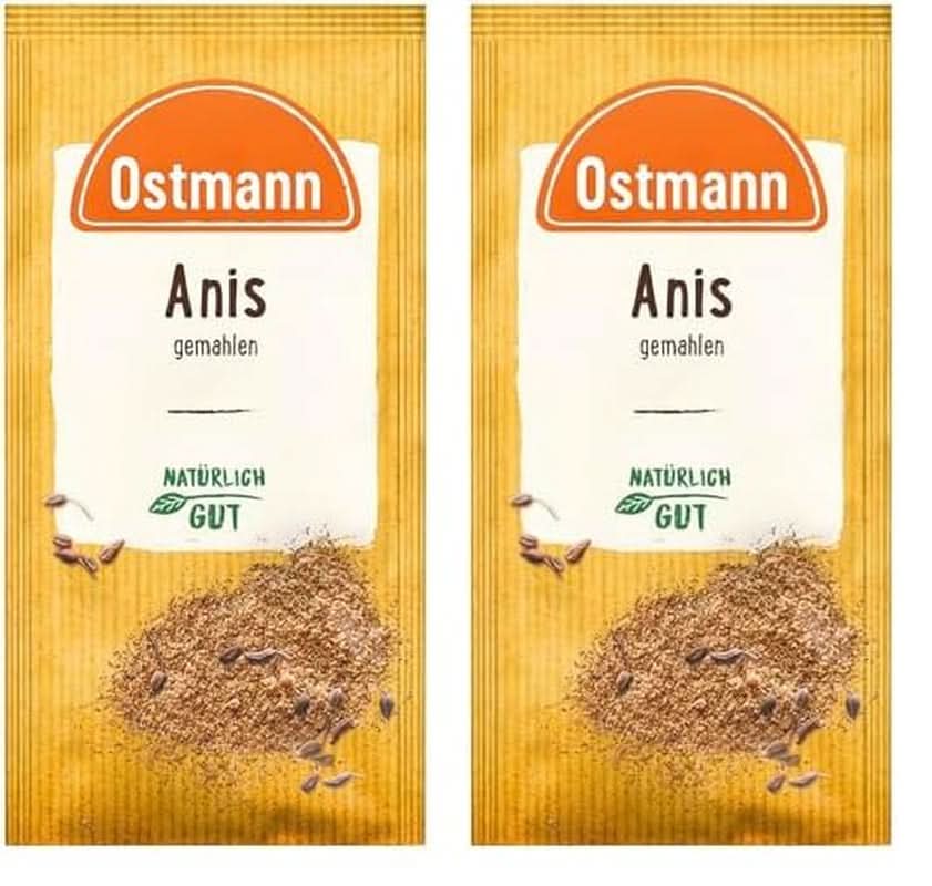 Ostmann Anis moulu, 15 grammes Condiments Naty Shop 2 x 15 grammes