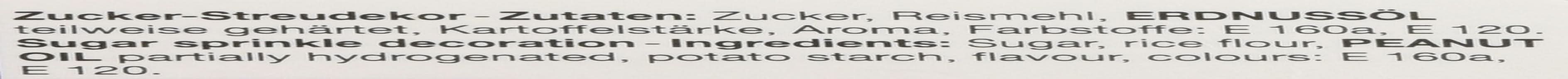 Décoration en sucre Günthart, coeurs rouges, 1,5 Kg Sprinkles Naty Shop