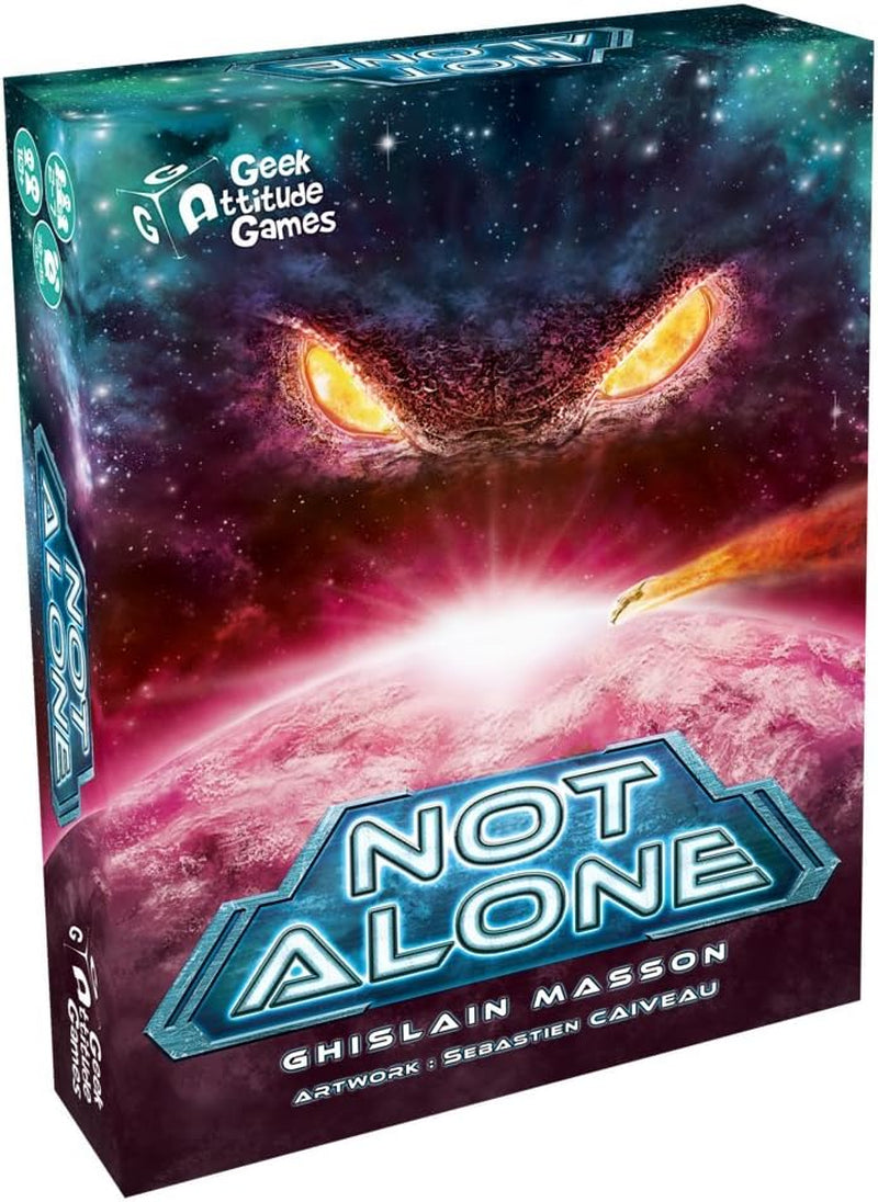Asmodee Not Alone - Noir : Jeu de Stratégie : Space Survival - Jeu de Société - Pour 2 à 7 Joueurs - À partir de 10 ans