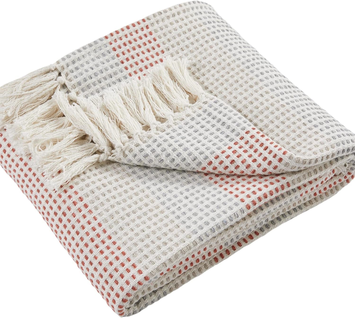 Couvre-lit Loft Reva, coton 100% recyclé, 130 X 180 cm, Lits et couvertures Paprika Appletree