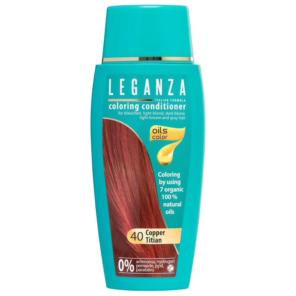 Leganza Baume Naturel Teinture Capillaire Couleur 71 Café Latte | Teinture capillaire sans ammoniaque | Enrichi de 7 huiles naturelles | 150 ml Teinture capillaire Naty Shop 40 Cuivre Titien