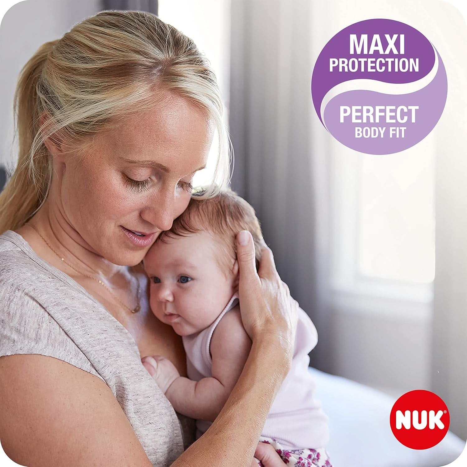 NUK High-Performance Einweg-Stilleinlagen Mit Sofort-Saugvlies | Einlagen Zum Stillen | Einzelverpackung | +40% Mehr Saugkraft | 60 Stück Accesorii Hrana si Alaptare Bebe Naty Shop