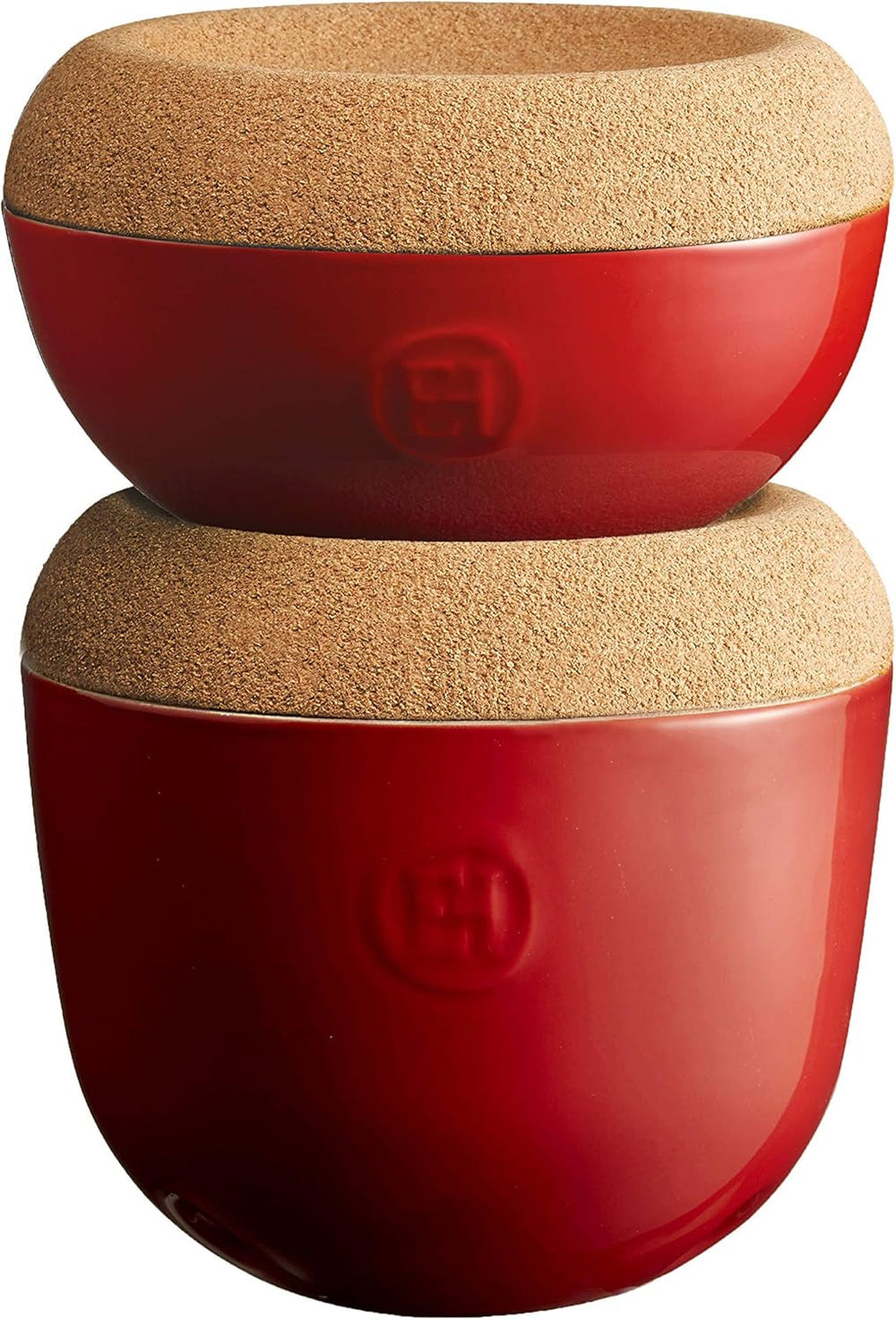 EH348763 Pot à ail, céramique, 14,6 x 14,6 x 13,4 cm, céramique, Grand Cru, 14,6 x 14,6 x 13,4 cm Boîtes de conservation Naty Shop