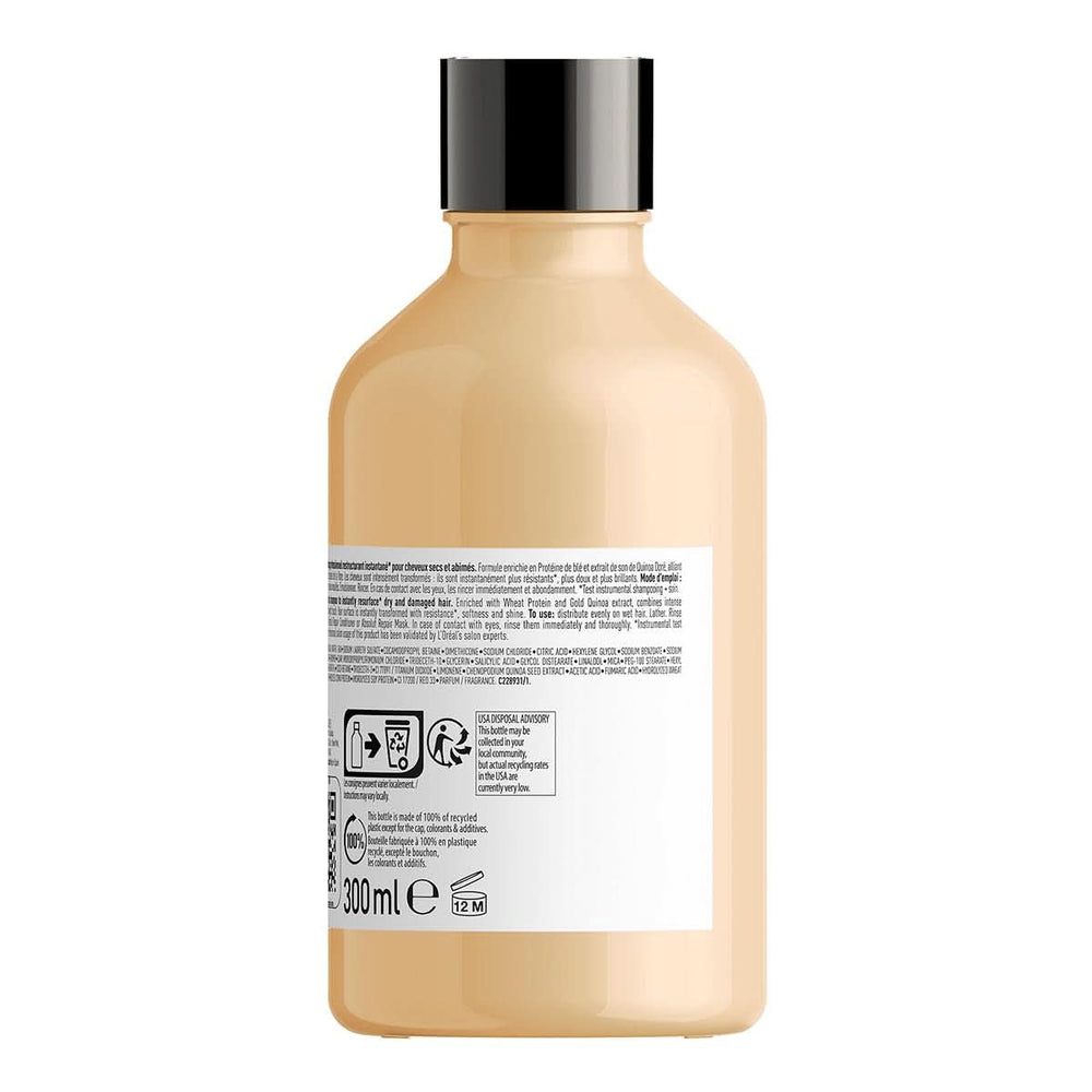 L'OréAl Professionnel Série Expert Absolut Repair Gold, Shampoing Quinoa + Douche et bain Protéinés Naty Shop