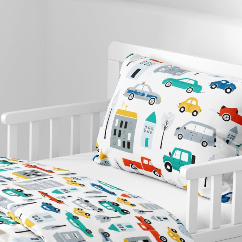 Linge de lit garçon, motifs variés, 100% coton Linge de lit - enfant Naty Shop