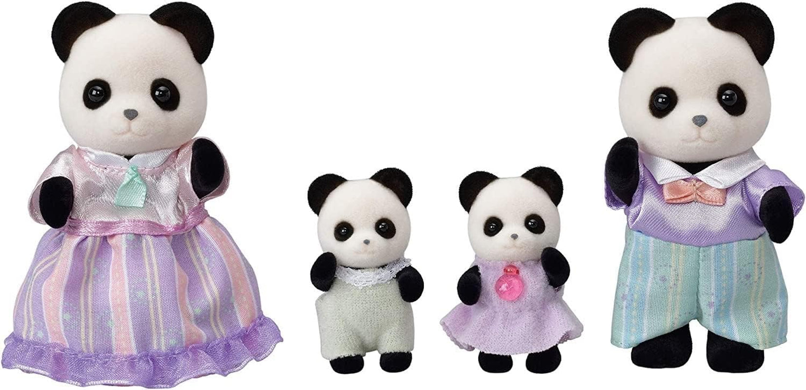 Sylvanian Families L5529 Famille Panda - Figurines de maison de poupée