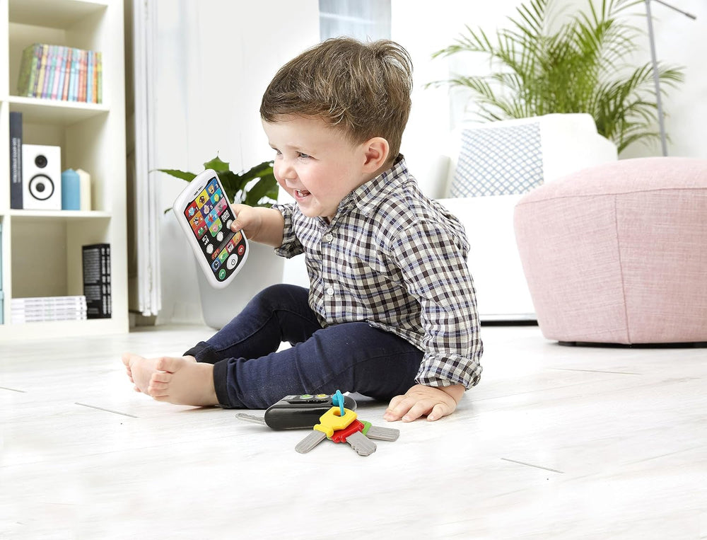 My Duo High-Tech Phone + Key - Un téléphone et une clé très réalistes. - Jouet pour plusieurs projets d'apprentissage à partir de 12 mois Bebe Naty Shop Toys