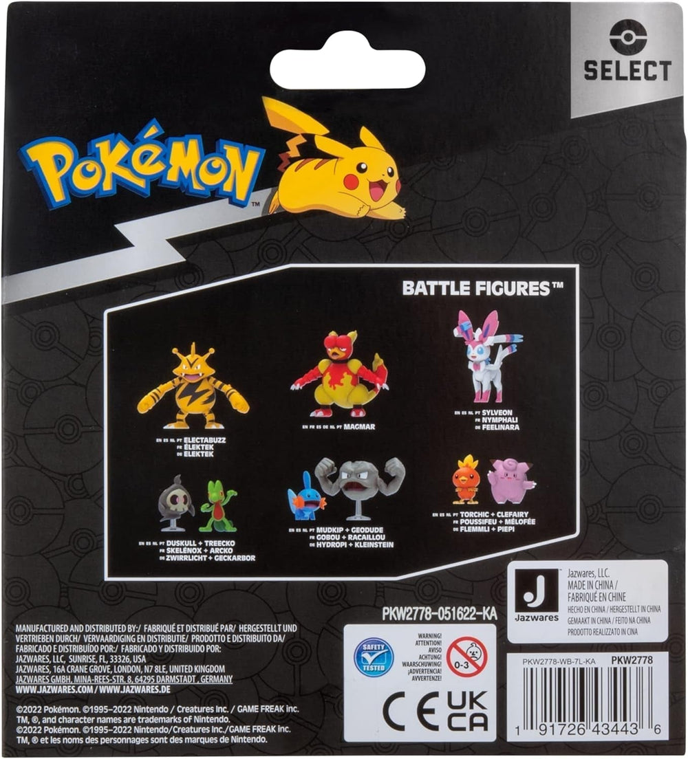 Pokémon PKW2778 Select 3-Pack avec Pichu et Pikachu et figurines de combat Raichu de 7,6 cm Evolution Multipack Style 2 Figurines d'action Naty Shop