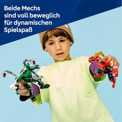 LEGO | Mech-Duell: Spider-Man vs. Doc Ock - Superhelden Spielzeug mit 2 Actionfiguren, 3 Minifiguren, Shootern - Konstruktionsspielzeug für Kinder - Geschenk für Jungen ab 6 Jahren und Mädchen - 76338