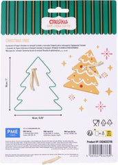 Boîte à biscuits de Noël géante, sapin de Noël (18 cm), vert