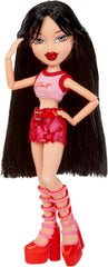 Bratz sort ! - Jade - 1 poupée de collection avec accessoires, tenue, sac, lunettes de soleil et brosse - Jouet pour enfant - 6 ans et plus, Rouge