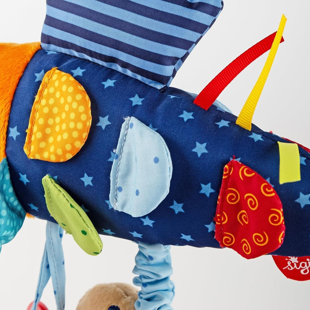 SIGIKID 40104 Poisson actif Baby Activity PlayQ Jouet pour enfants filles et garçons recommandé à partir de 3 mois multicolore Baby Toys Naty Shop