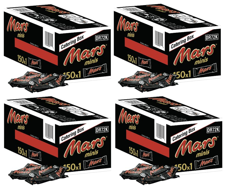 Barres de chocolat Mars Minis | Paquet de chocolat en vrac | Caramel | 150x18g