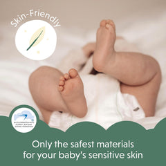 Couches Moomin Baby Eco, taille 3, 5-8 kg, 48 pièces, couches souples de qualité supérieure | Doux et agréable pour la peau, respirant, absorbant, sans produits chimiques inutiles |