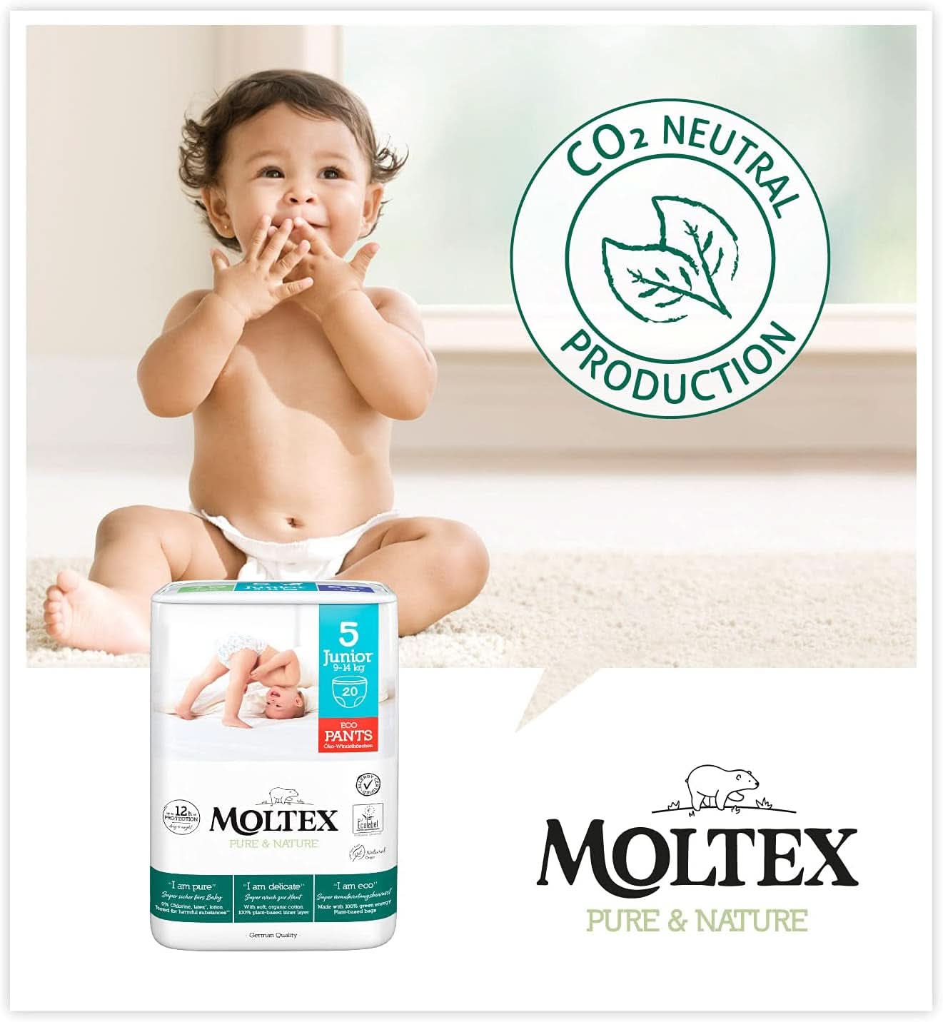 Pantalon Eco Pure & Nature Taille 5 ou 6 Mère et Enfant Naty Shop