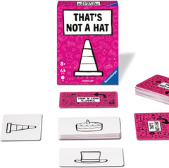 Ravensburger - 20954 That's Not a Hat - Jeu de fête, jeu de cartes pour 3 à 8 joueurs, divertissement amusant pour 8 ans et plus - Cadeaux d'anniversaire