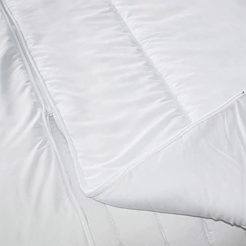 KSGB402460 Lit matelassé pour 2 personnes, facilement lavable, blanc, 220X240 cm Couettes et couettes Naty Shop
