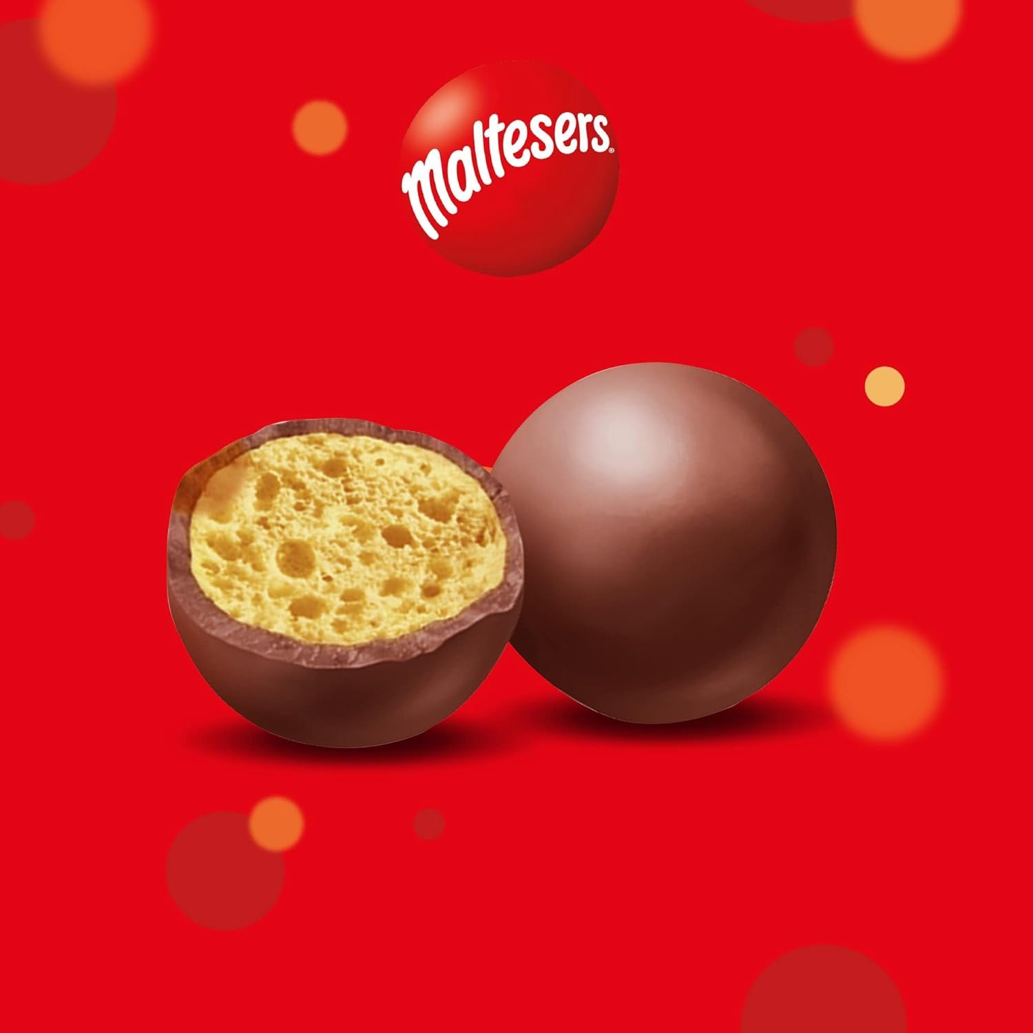 Maltesers, boules de chocolat au centre croustillant et léger, aéré, snack chocolaté, 1 paquet (1 x 300g)