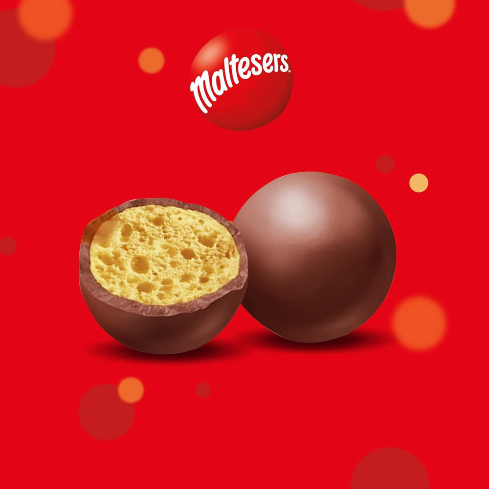 Maltesers, boules de chocolat au centre croustillant et léger, aéré, snack chocolaté, 1 paquet (1 x 300g)