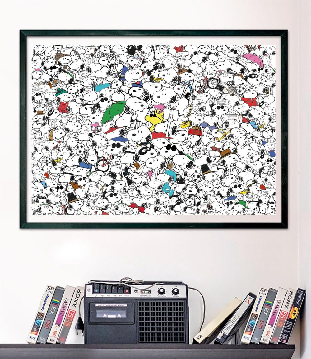 Clementoni - 39804 - Impossible Puzzle Peanuts - Puzzle 1000 pièces pour adultes et enfants de 14 ans, jeu d'adresse pour toute la famille Puzzle Naty Shop