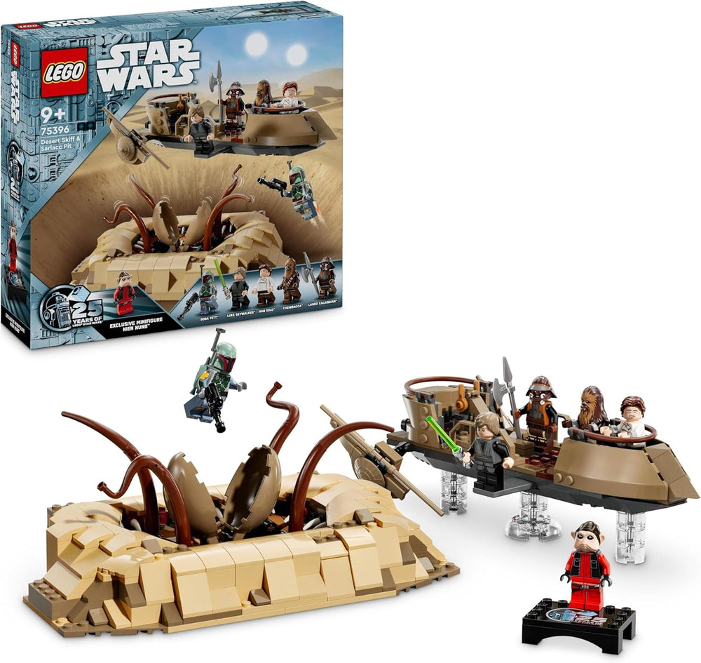 LEGO Star Wars : Le Retour du Chevalier Jedi Desert Skiff et Sarlacc Pit Fantasy Ensemble de construction à collectionner Jouet de construction Cadeau pour garçons, filles et tous les fans 75396 Ensembles de construction Besuche den LEGO-Store Default Title