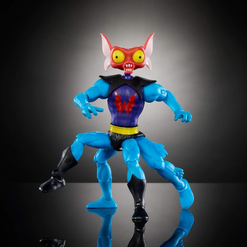 Figurine d'action Masters of the Universe Origins Mantenna Princess of Power de la collection Cartoon, env. 14 cm de haut années 1980 TV Bogeyman Lift-Up Eyes JBM78 Figurines Naty Shop