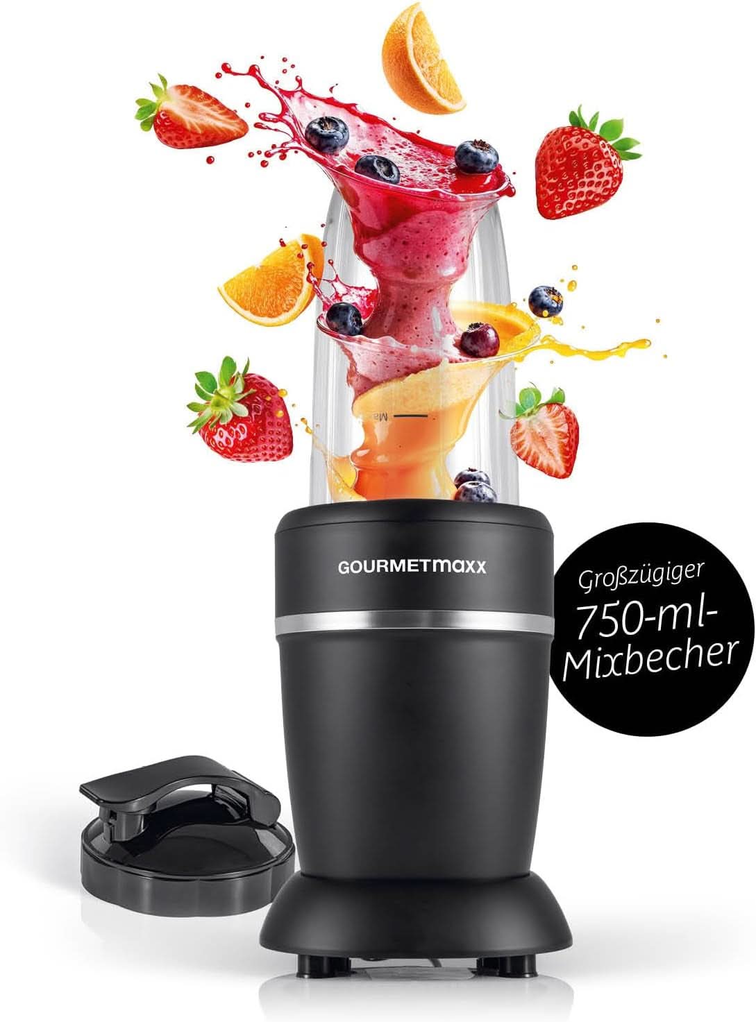 Gourmetmaxx Mr Magic Blender, Smoothie Maker avec pack d'accessoires Xxl Naty Shop
