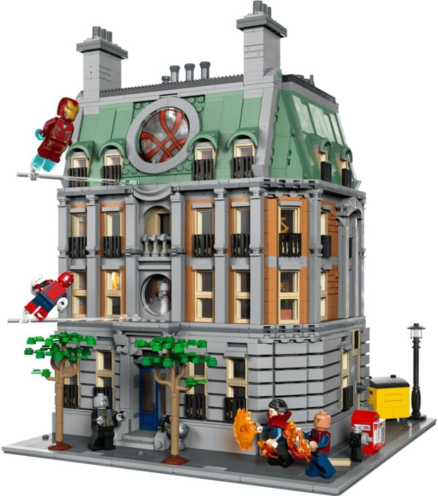 LEGO Marvel Sanctum Sanctorum - Ensemble de construction modulaire à 3 étages avec figurines de Docteur Strange et Iron Man Avengers : Endgame Toy House Fan à collectionner Décoration de grande pièce 76218 Jeux de construction Besuche den LEGO-Store