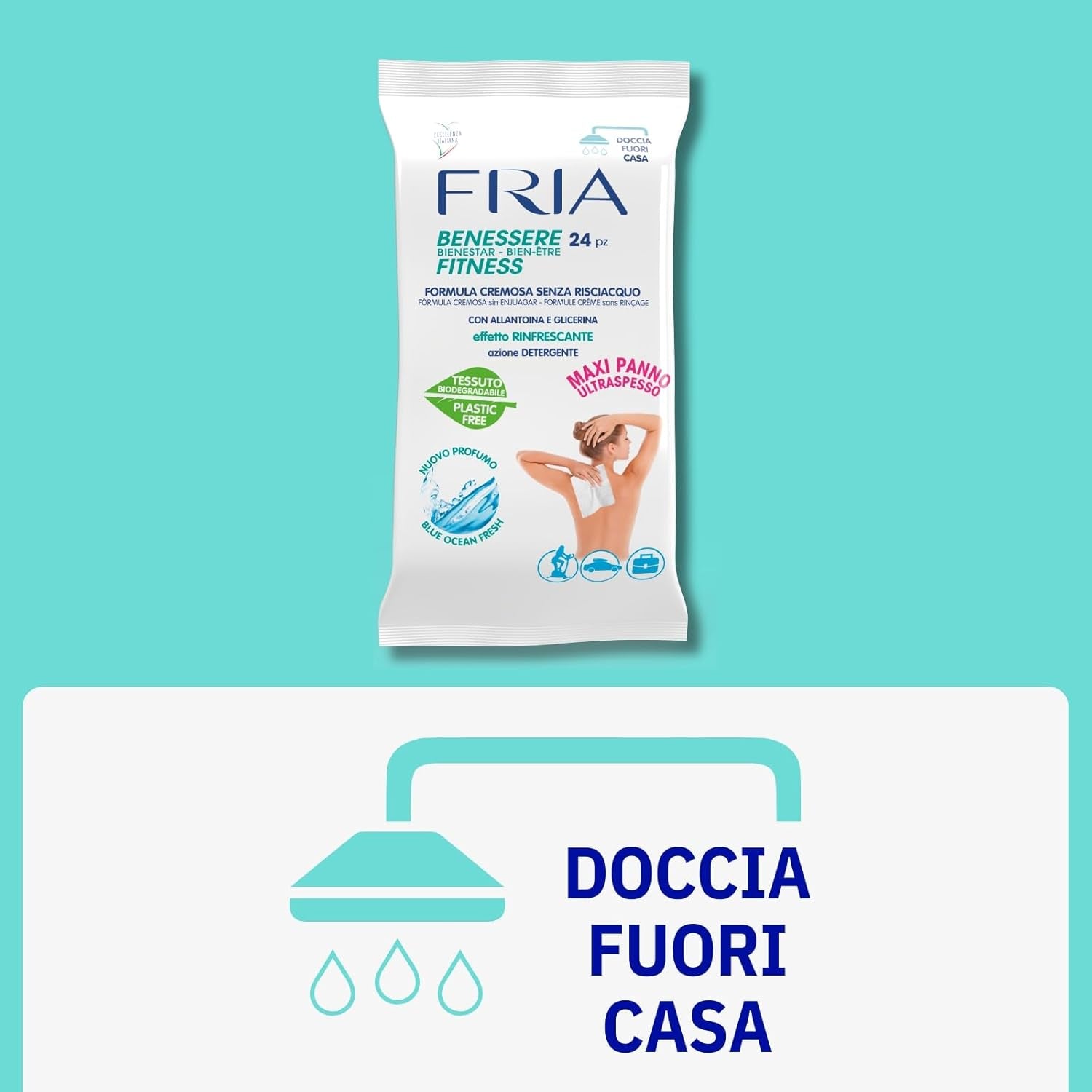 Lingettes pour le bien-être du corps 24 pièces