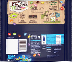 Nestlé SMARTIES Mini, petites lentilles au chocolat au lait, emballées individuellement, paquet de 16 (16 x 187 g)