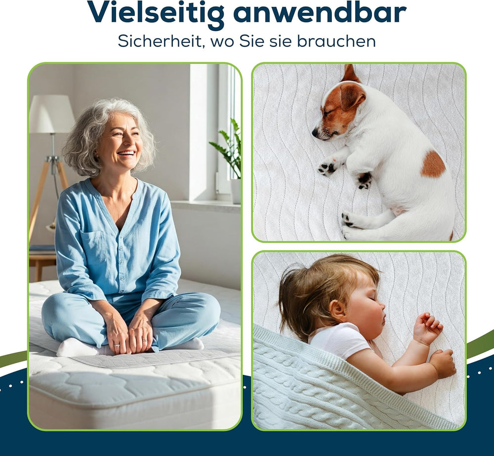 Matelas d'incontinence Sensalou 90x160 cm Matelas d'incontinence imperméable lavable respirant