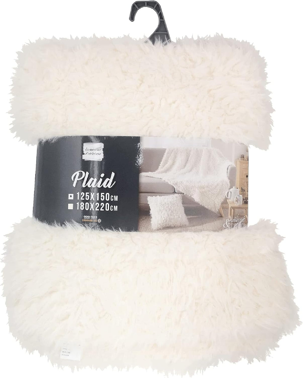 Douceur D'Intérieur, Couverture (125 X 150 Cm) Mouton, fausse fourrure Couettes et couettes Naty Shop