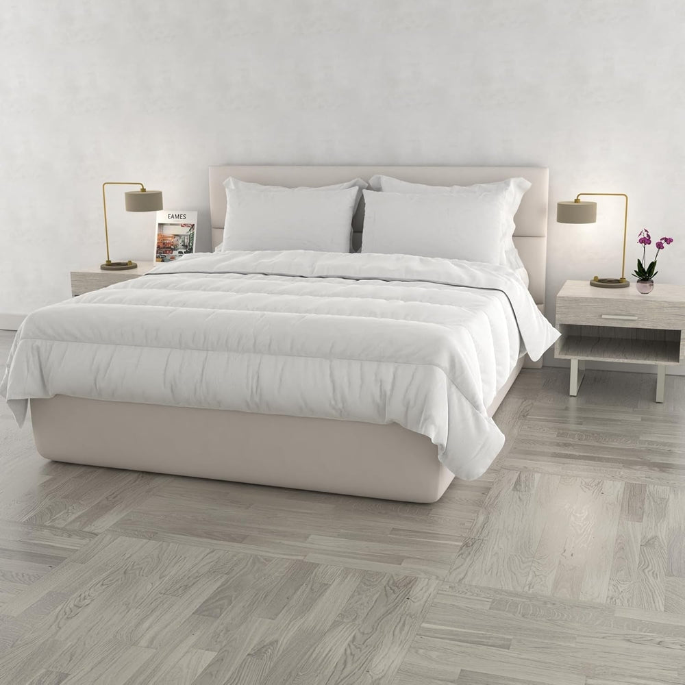 Couette Prestige Made in Italy, été, blanc, 250 X 200 Cm Couettes et couettes Naty Shop Blanc 250X200 Cm