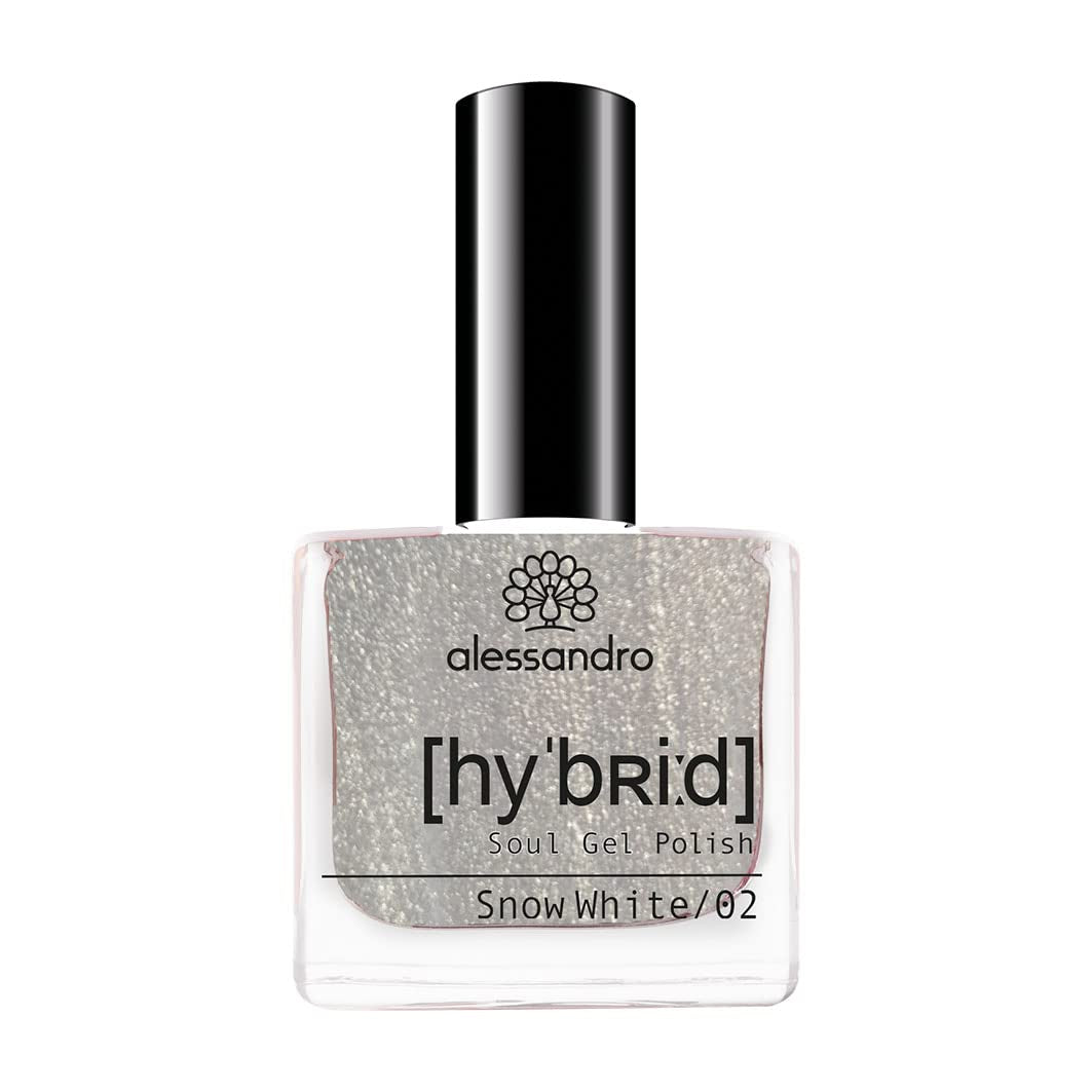 Vernis à ongles Alessandro Sinful Glow HYBRID - Teinte Nude - Des ongles parfaits en seulement 3 étapes, sans LED - dure jusqu'à 10 jours ! 8 ml