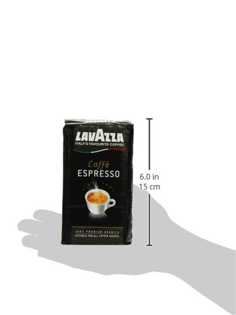 Lavazza Caffe Espresso 100% Arabica, 250 g Packung (Packung mit 2)