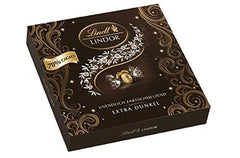 Coffret cadeau Lindt LINDOR Extra Black 70% de cacao, chocolat cadeau, env. 15 truffes LINDOR, 186 g