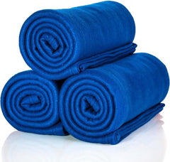 ALCLEAR 3 pièces couvertures polaires Oeko Tex, couleur : anthracite, grande taille 130X160 Cm, plus de 200 G/M2, couverture de canapé couverture de canapé couverture de salon, couverture de pique-nique couverture de canapé Lits et couvertures Besuche den ALCLEAR-Store Bleu marine 3 pièces 130X160 Cm