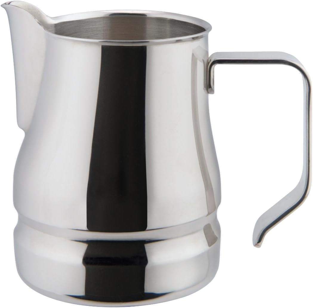 Mug à lait pour cappuccino en inox, 18/10 tasses, 9,75 cl