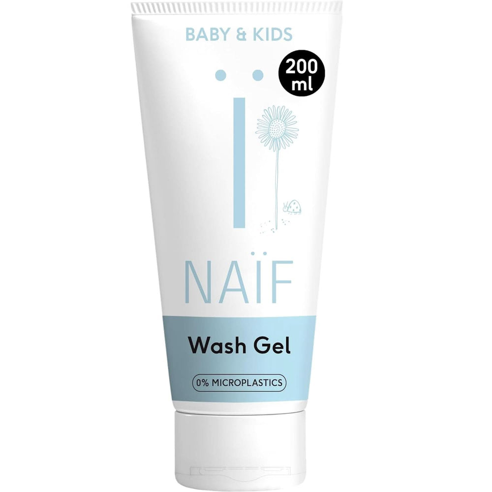 Gel lavant nutritif Naïf - Pour bébés et enfants - Ingrédients naturels - 100% vegan - 200 ml Mère et Enfant Naty Shop