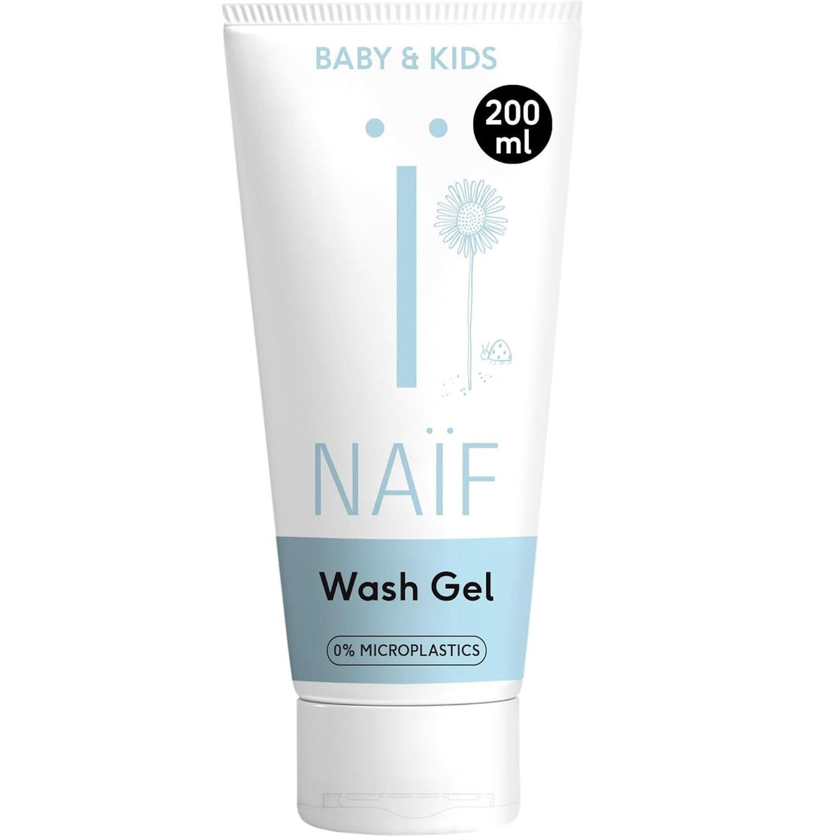 Gel lavant nutritif Naïf - Pour bébés et enfants - Ingrédients naturels - 100% vegan - 200 ml Mère et Enfant Naty Shop