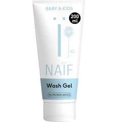Gel lavant nutritif Naïf - Pour bébés et enfants - Ingrédients naturels - 100% vegan - 200 ml Mère et Enfant Naty Shop