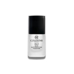 Collistar Vernis à Ongles 3 en 1, Base, Durcisseur, Fixateur, Facilite l'Application, Renforce les Ongles, Intensifie la Brillance, Prolonge la Durabilité, 10 ml