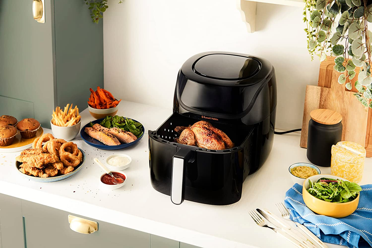 Russell Hobbs Air Fryer L 4L Rapid Airfryer, 7 fonctions de cuisson, 10 programmes Électroménagers Naty Shop