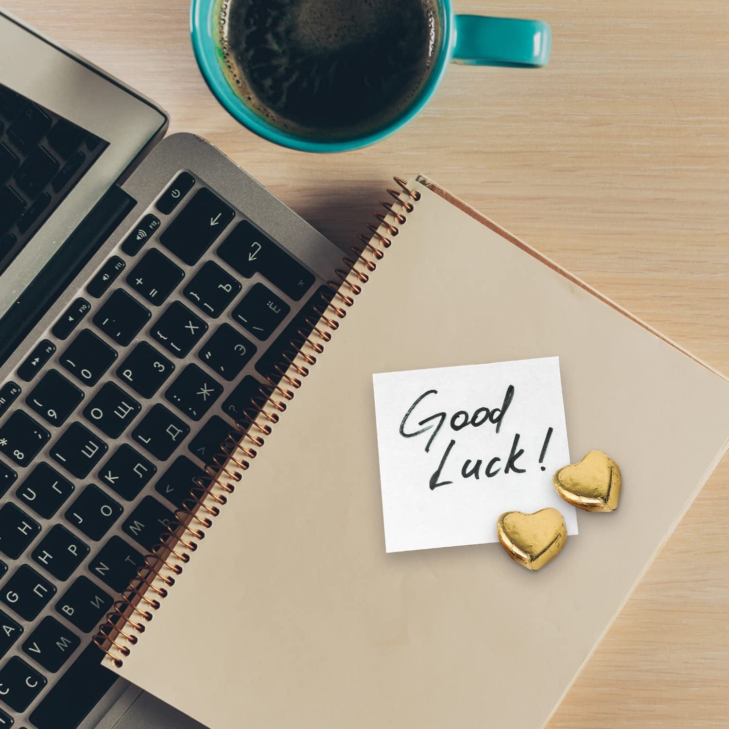 Günthart 150 pièces cœurs en chocolat doré fourrés au nougat, renne | Rudolph le Rouge - Crème de Nougat | Coeurs en chocolat doré | Concours | Coeurs en chocolat doré | Noël (1,2 kg)