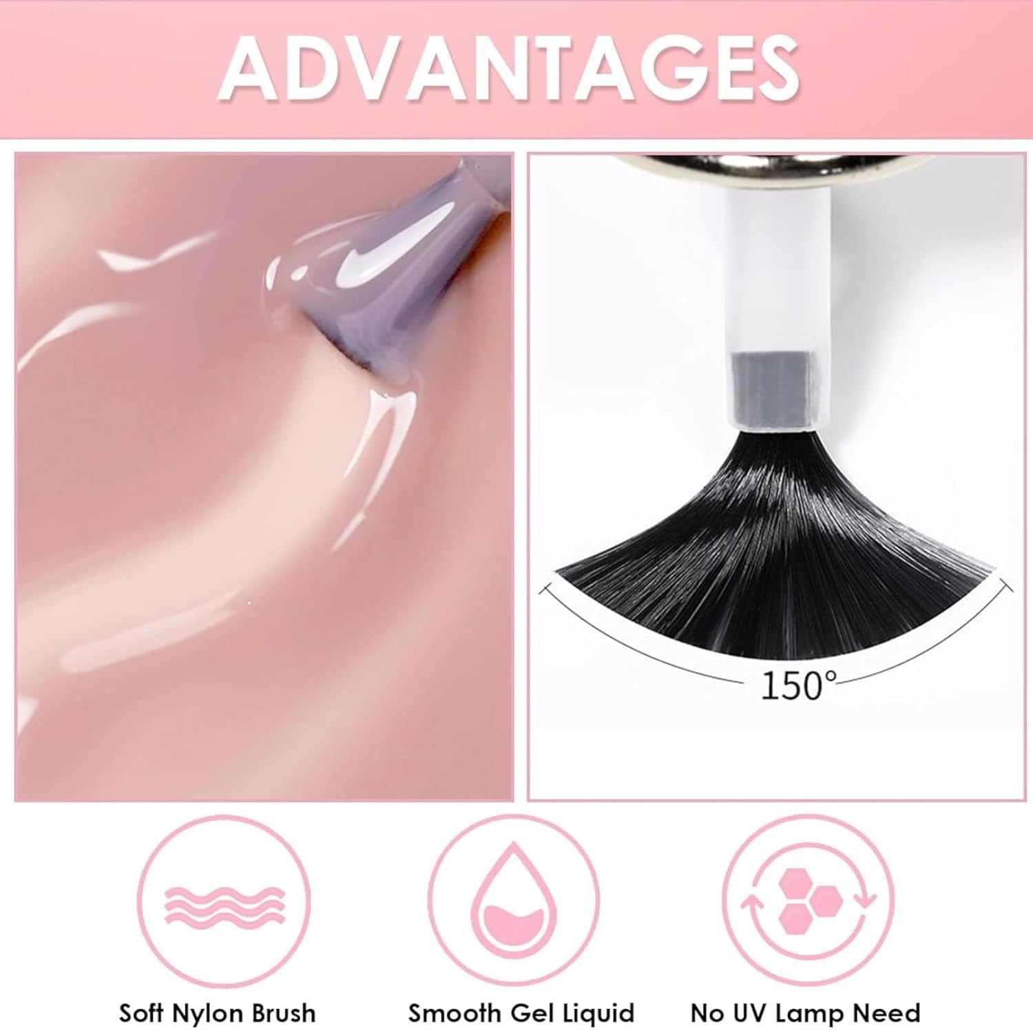 Ensemble de 4 vernis à ongles – Vernis à ongles à base d'eau à séchage rapide et longue durée – Vernis à ongles DIY (Nude Normal Style 4 Piece Set)