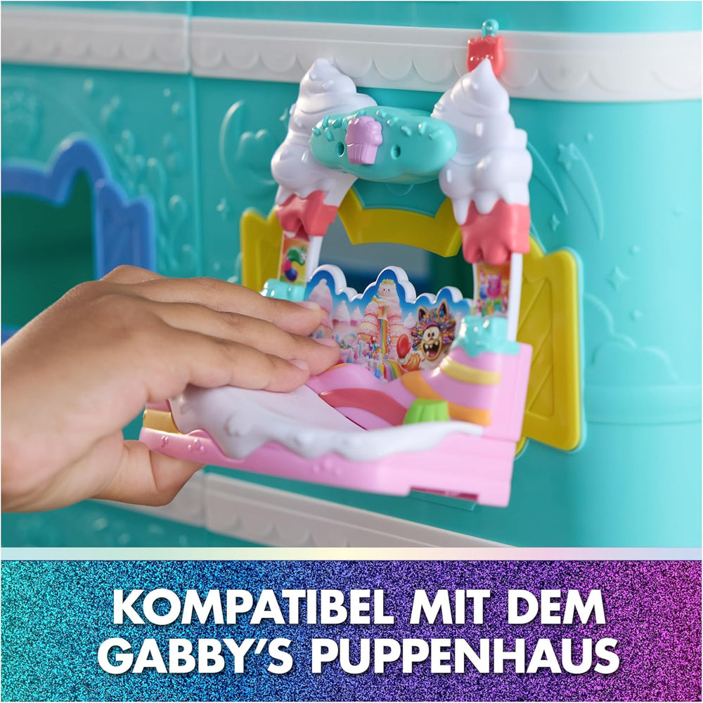 DREAMWORKS GABBY'S DOLLS HOUSE : LE FILM - Ensemble de jeu avec balcon doux de Kuchi avec figurines et accessoires de maison de poupée pour enfants à partir de 3 ans