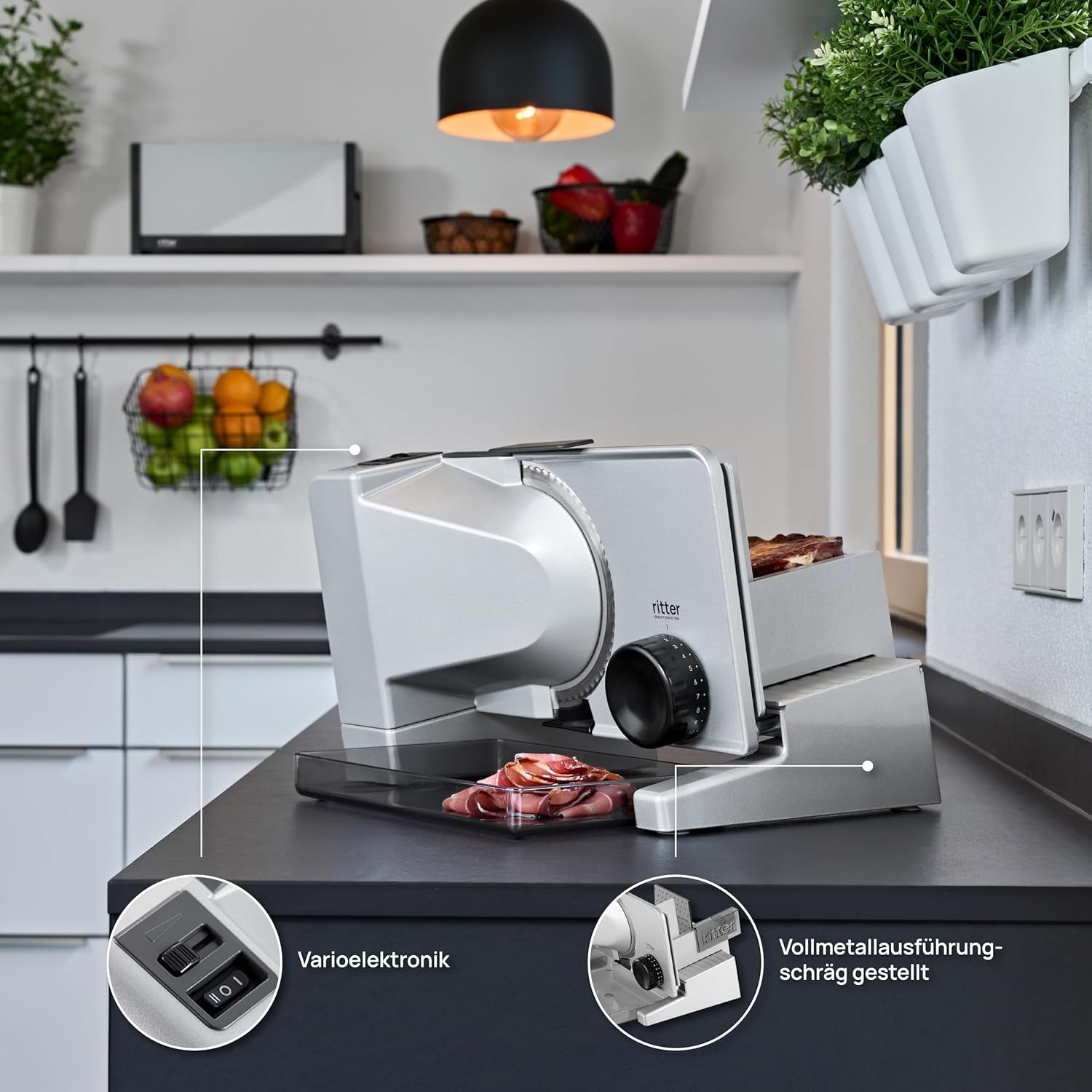 Ritter Serano 7 Duo plus Trancheuse électrique multifonction Rasnite et Trancheuses Naty Shop