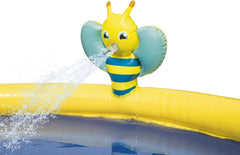 Piscină Bestway Fast Set cu pulverizator de apă, 477 L, multicoloră, 152 x 152 x 38 cm