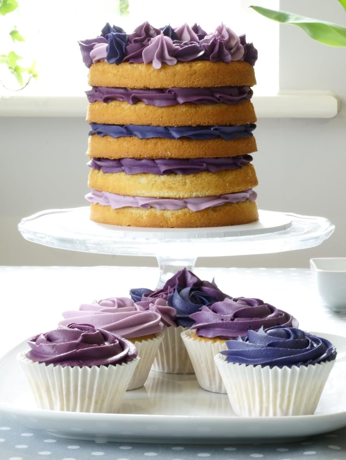 Sugarflair Pasta Colorant Alimentaire Violet Lot de 4 Pâtes Colorant Alimentaire Fondant Massepain Pâte à Sucre Crème Au Beurre et Plus encore : Violet, Lavande, Raisin Violet, Violet Foncé - Lot de 4